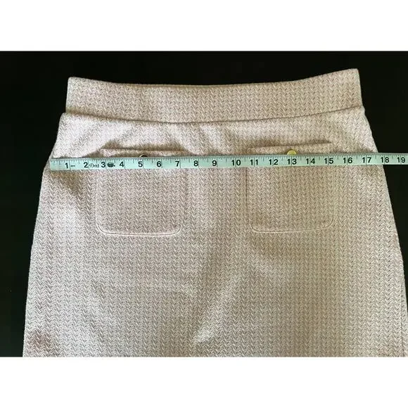 Ann Taylor Loft Petites Light Pink and White Preppy Skirt SizeM - Picture 6 of 10